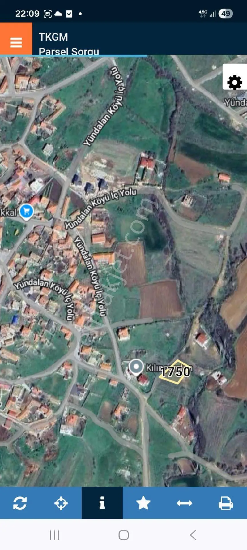 Kırklareli/merkez Yündalan Köyünde Satılık Arsa