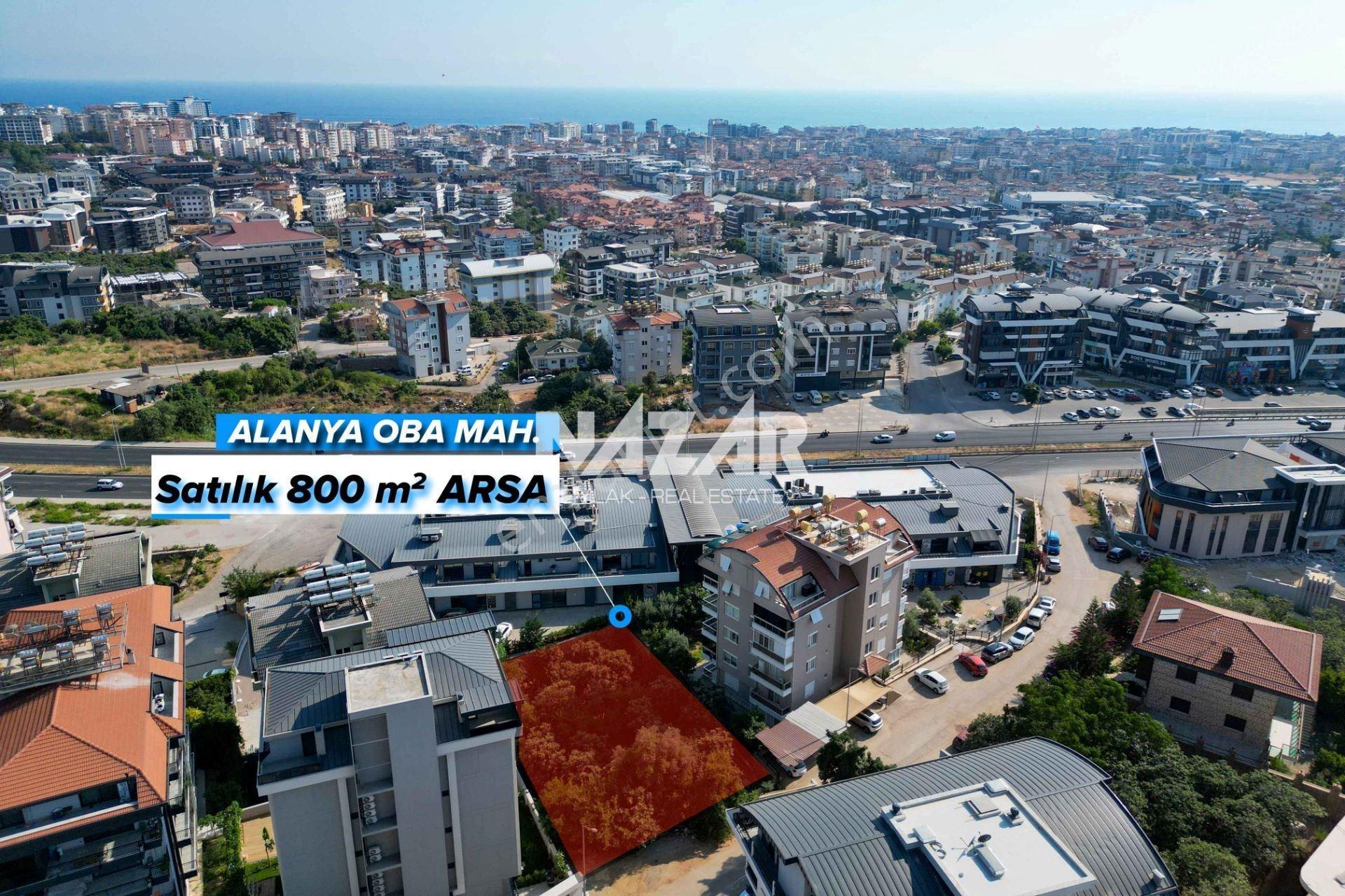 Alanya Oba’da 800 M² Satılık Konut İmarlı Arsa - Görsel 2