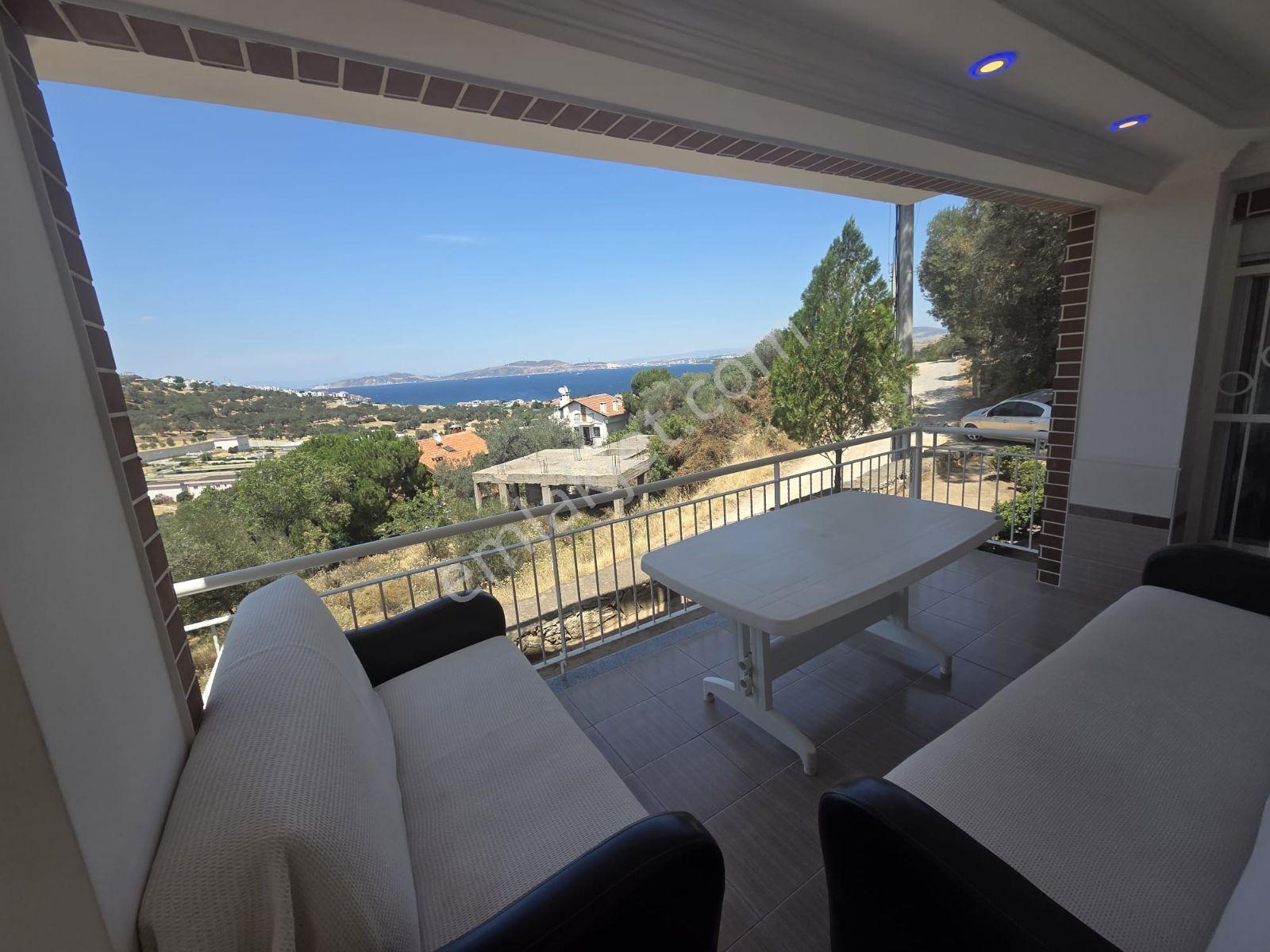 Yenifoça'da Tam Müstakil Doğa Ve Deniz Manzaralı Satılık Villa - Görsel 34