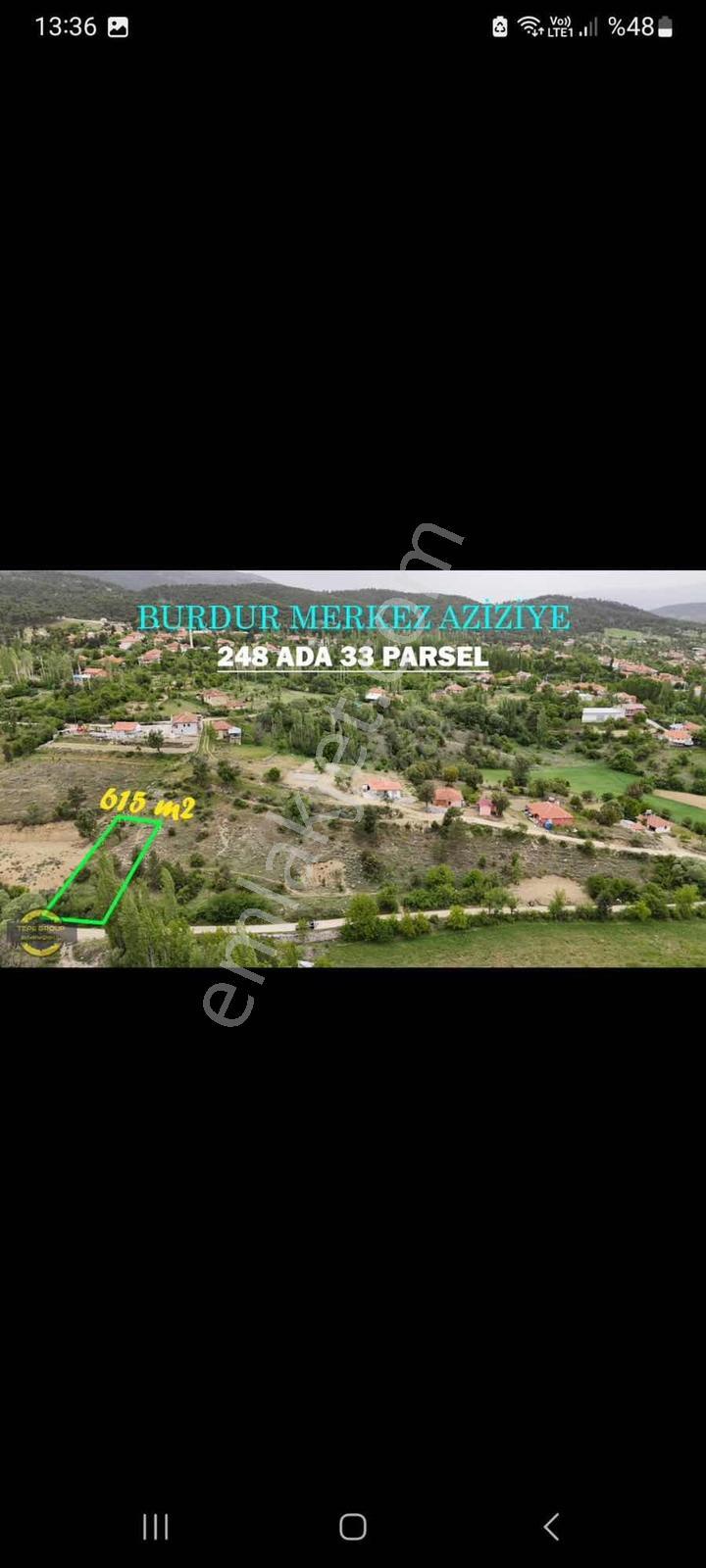 Burdur Aziziyede Köy İçi İmarlı 614 M2 Arsa - Görsel 3