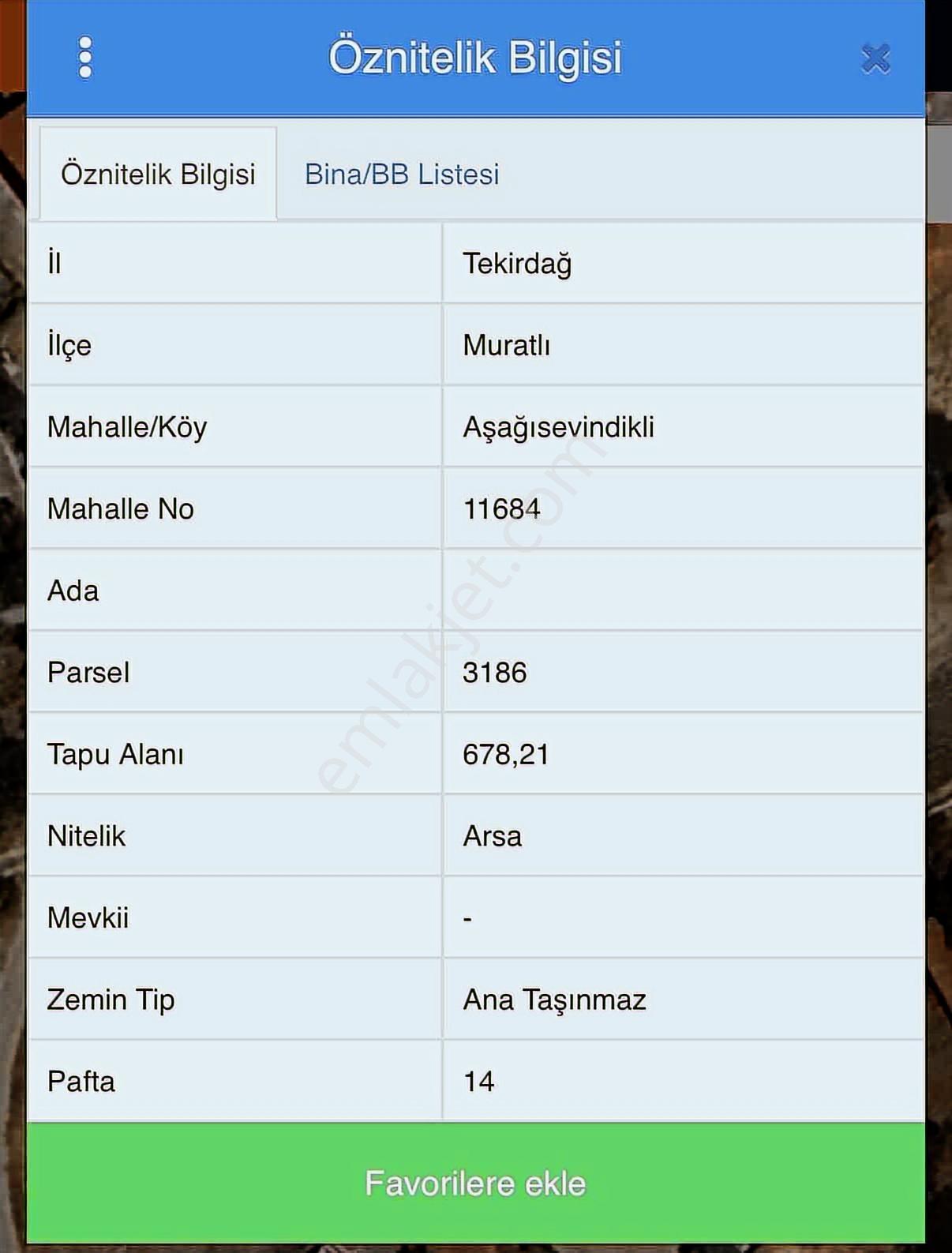 Tekirdağ / Muratlı / Aşağısevindikli / 680 M2 / Satılık - Görsel 8