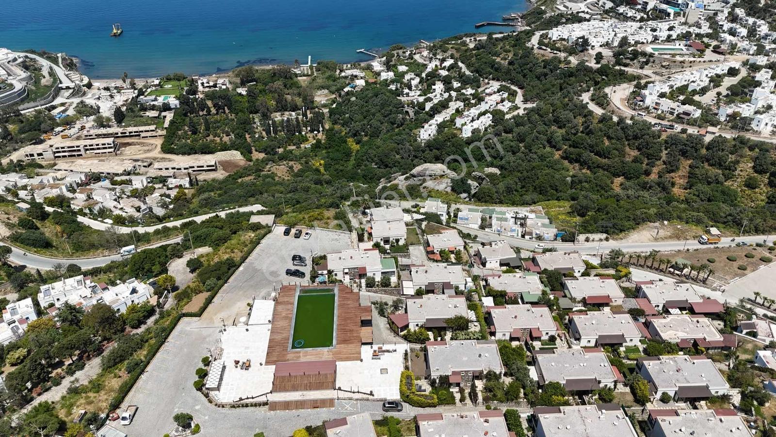Gümüşlük'te,satılık,deniz Manzaralı,2+1,eşyalı,bahçe Katı Daire - Görsel 48