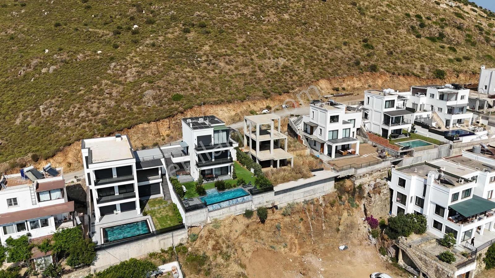 Bodrum'da,satılık,panoramik Denizmanzaralı,projeli,natamam,villa - Görsel 10