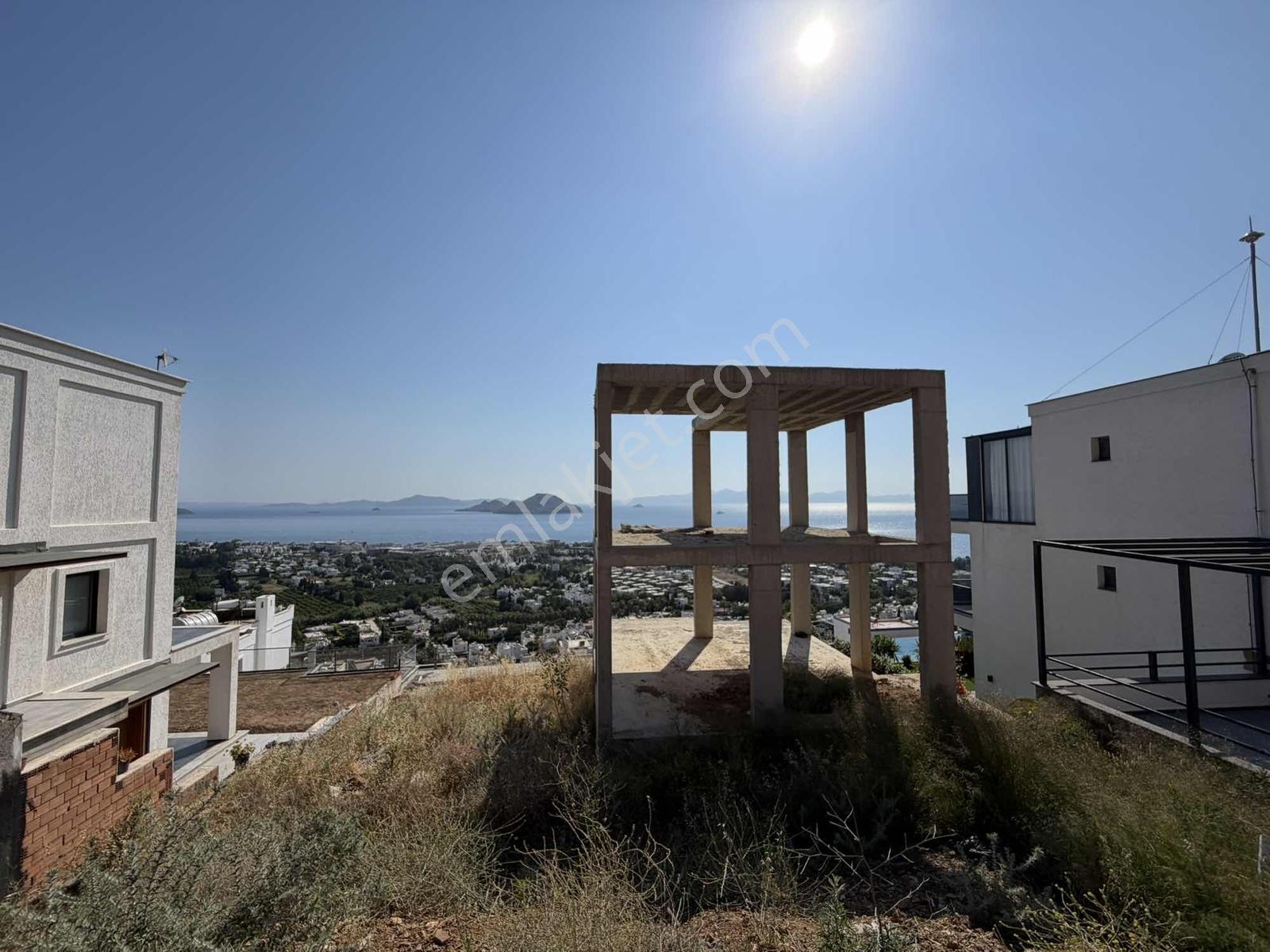 Bodrum'da,satılık,panoramik Denizmanzaralı,projeli,natamam,villa - Görsel 16