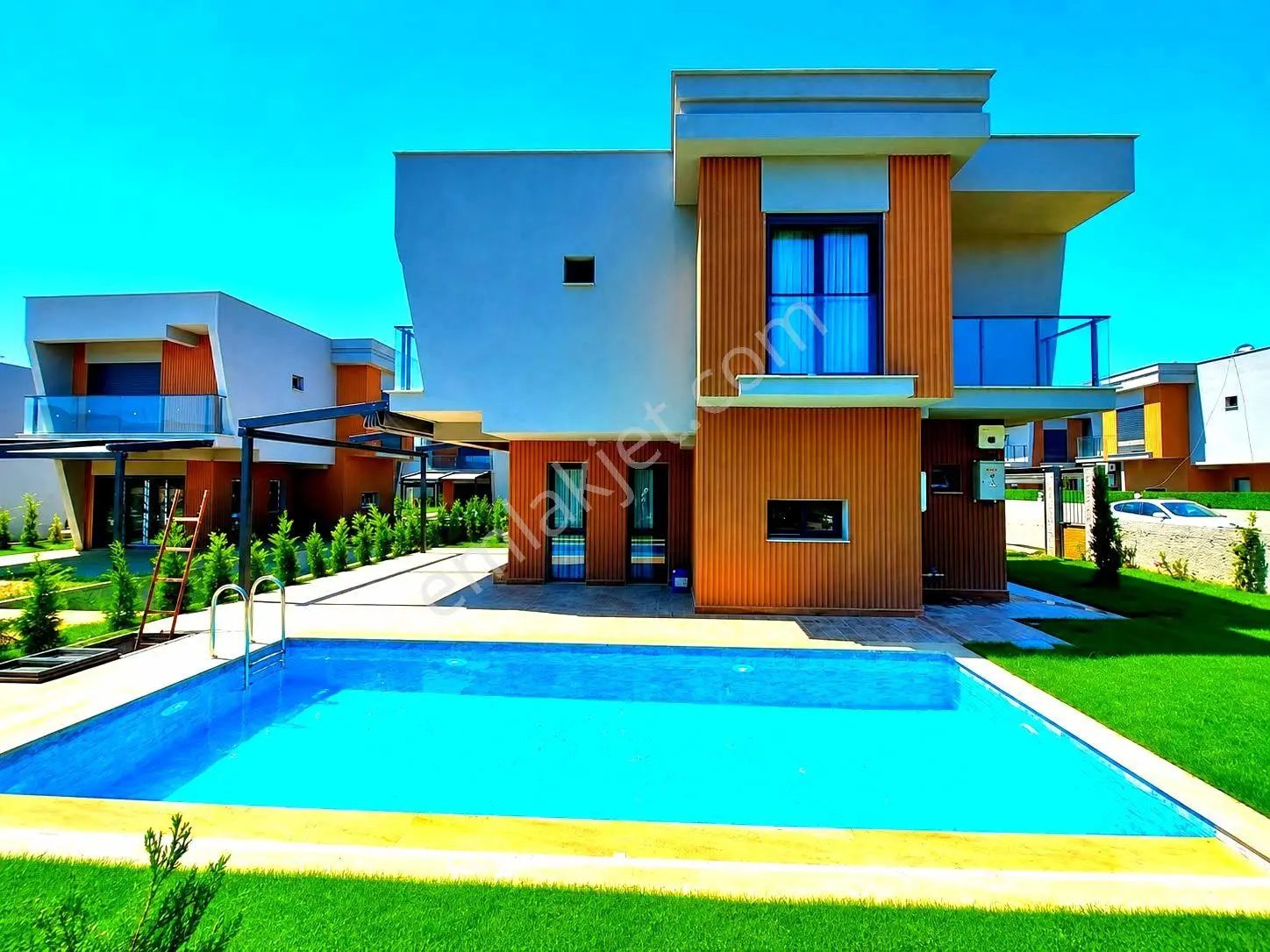 Davutlarda Plaja Ve Alış Veriş Mağ.yakın Özel Havuzlu Sıfır Villa - Görsel 2