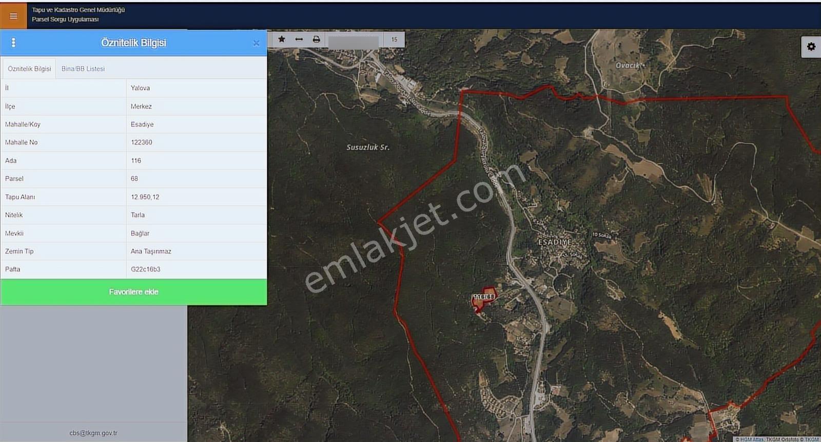 Yalova Esadiye Köyünde 12.950m2 Arazi İçinde Satılık Çiftlik Evi - Görsel 7