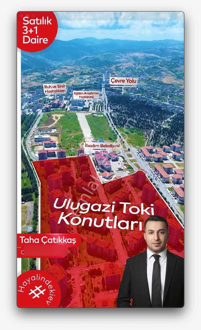 Ulugazi Toki'de Deniz M. Tapulu 13.katta İçi Yapılı 3+1 D. - Görsel 11