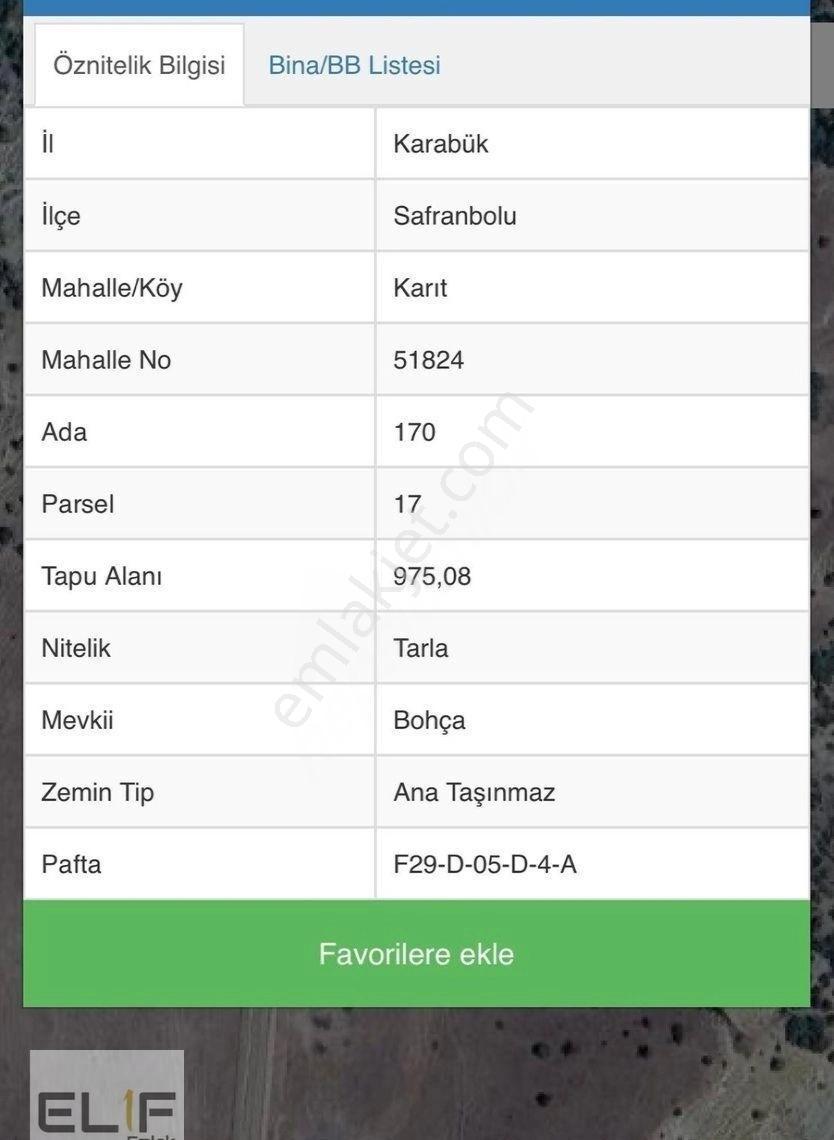 Karıt'ta Resmi Yolu Olan Satılık Yatırımlık Tarla - Görsel 5