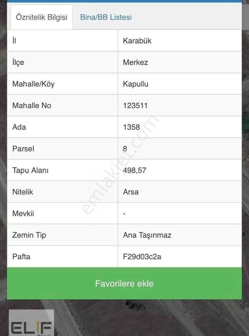 Karabük Kapullu Mahallesi'nde Satılık İmarlı Arsalar - Görsel 4