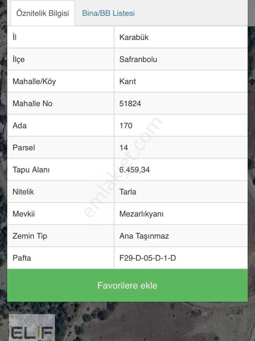 Galericiler Sitesi Alt Tarafında Yatırımlık 6459m² Satılık Tarla - Görsel 11