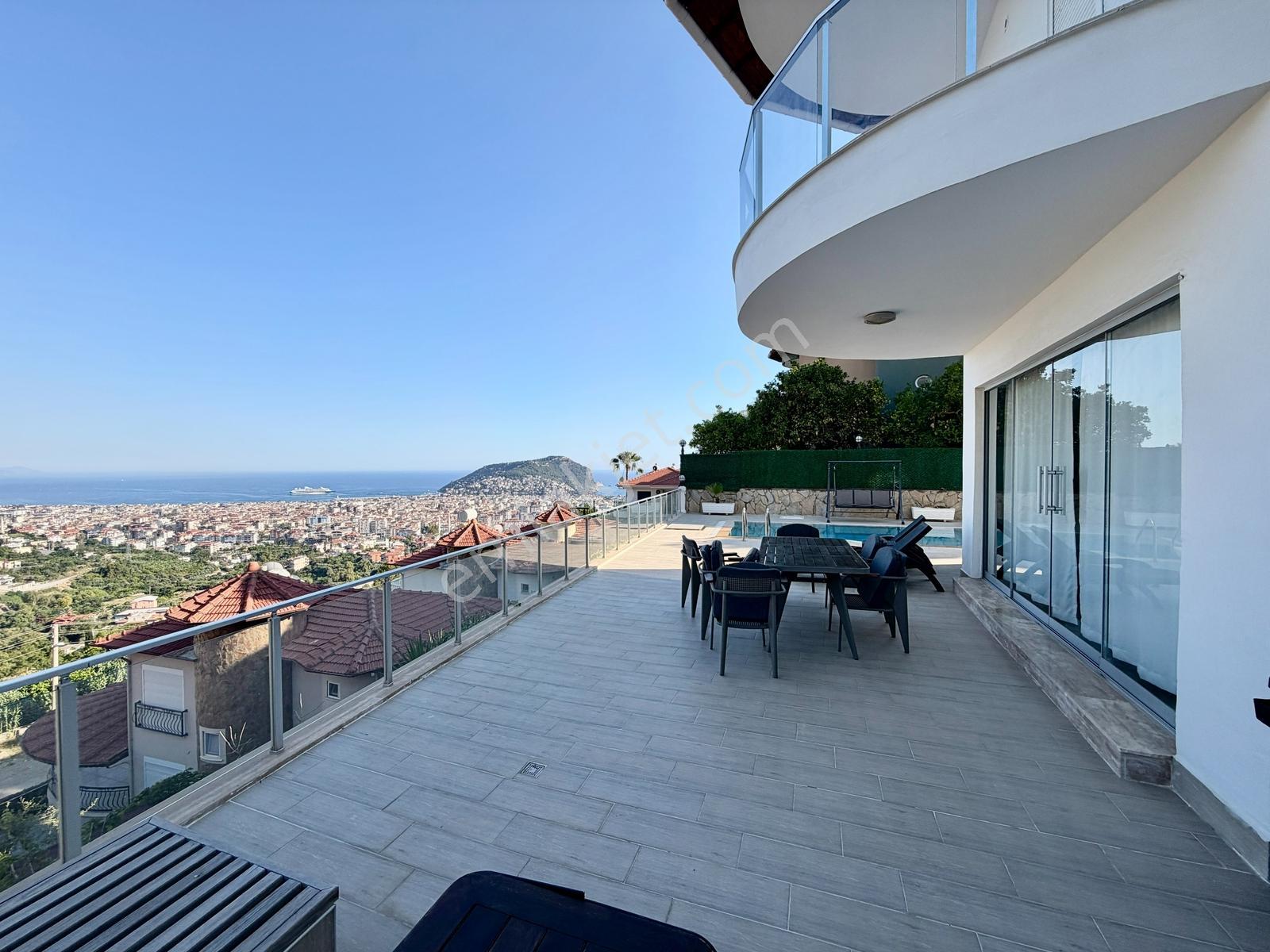 Alanya Tepe Vılla Kale,deniz Ve Doğa Manzaralı Eşyalı Havuzlu - Görsel 10