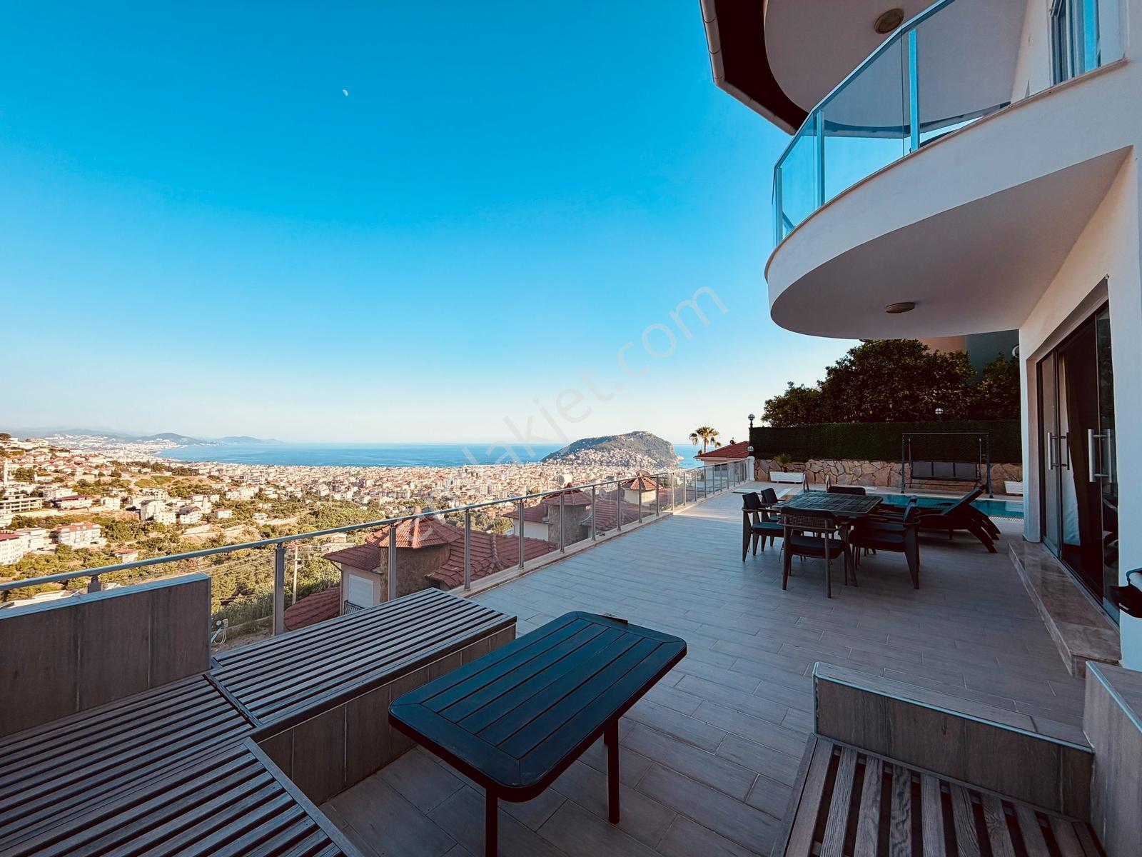 Alanya Tepe Vılla Kale,deniz Ve Doğa Manzaralı Eşyalı Havuzlu - Görsel 15