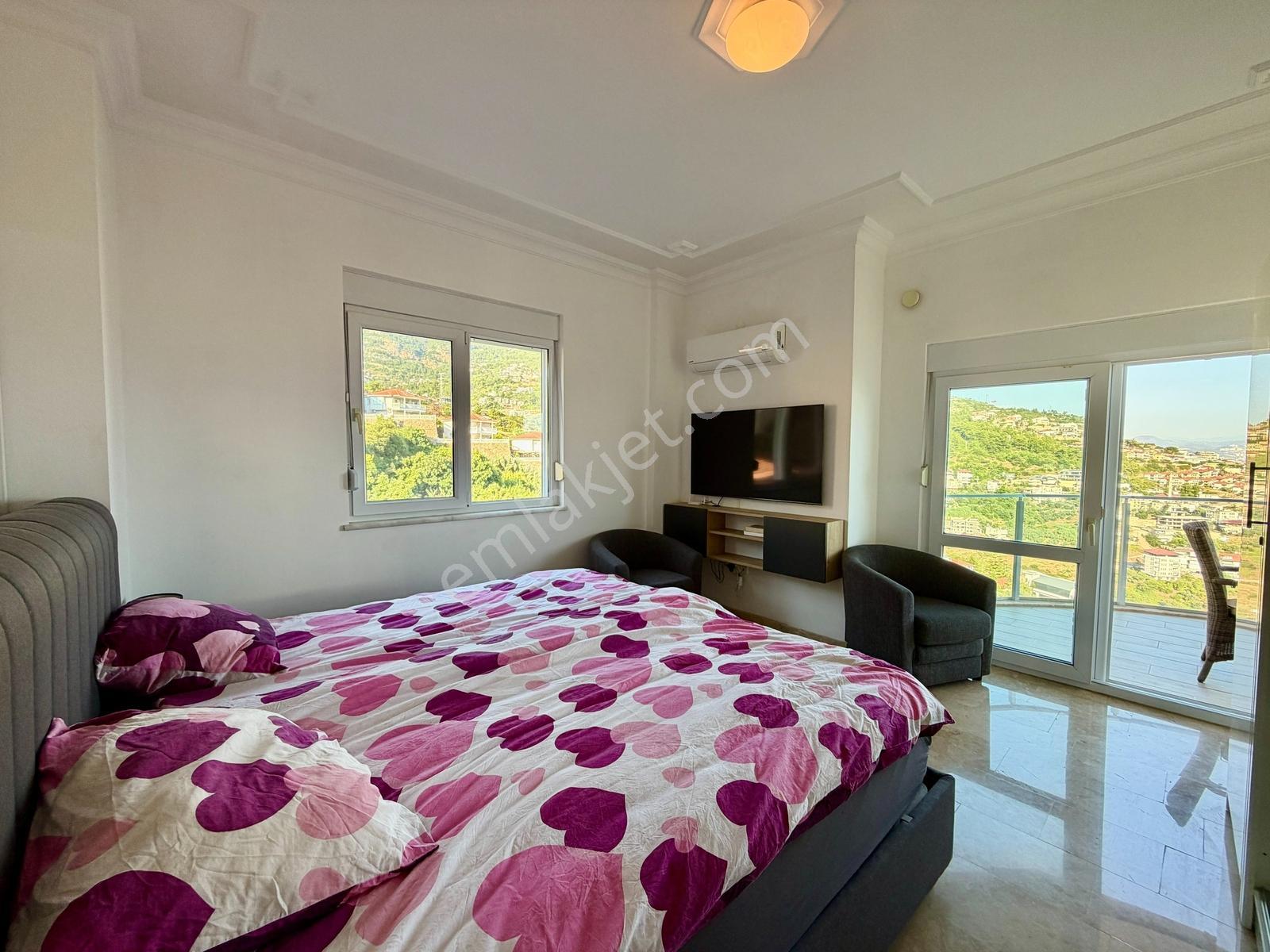 Alanya Tepe Vılla Kale,deniz Ve Doğa Manzaralı Eşyalı Havuzlu - Görsel 22