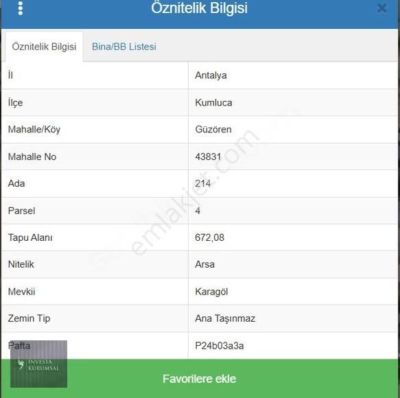 Antalya Kumluca Güzörende Adrasan-olympos Aksında Satılık Arsa - Görsel 2