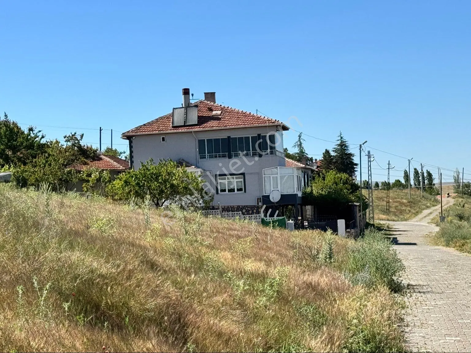 Global'den İlçe Manzaralı-920 M2-köşe Başı-konut İmarlı Satılık Arsa