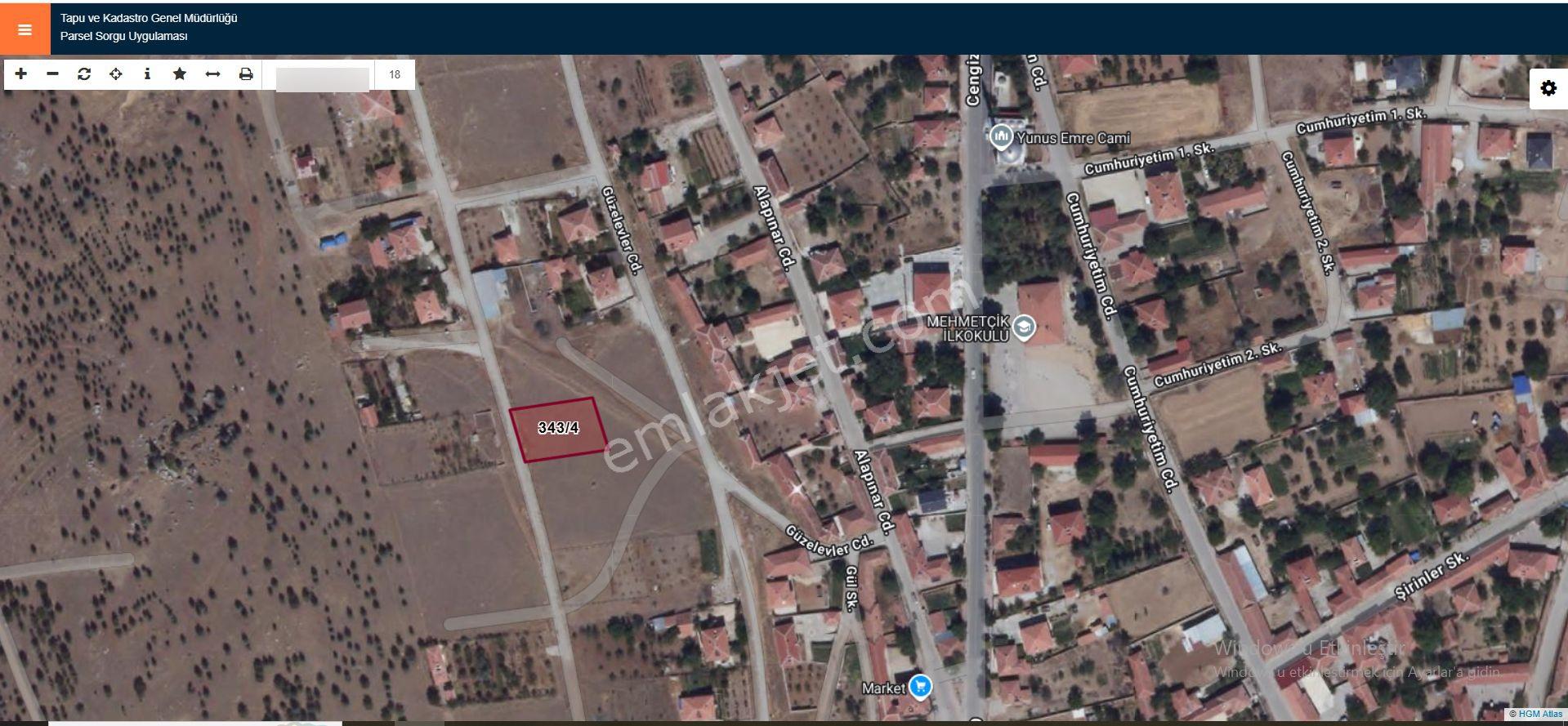 Global'den İlçe Manzaralı-920 M2-köşe Başı-konut İmarlı Satılık Arsa - Görsel 2
