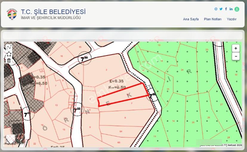 Yetiş Al Dan Ağva Yakını Satılık %35 İmarlı 618 M2 Satılık Arsa - Görsel 16