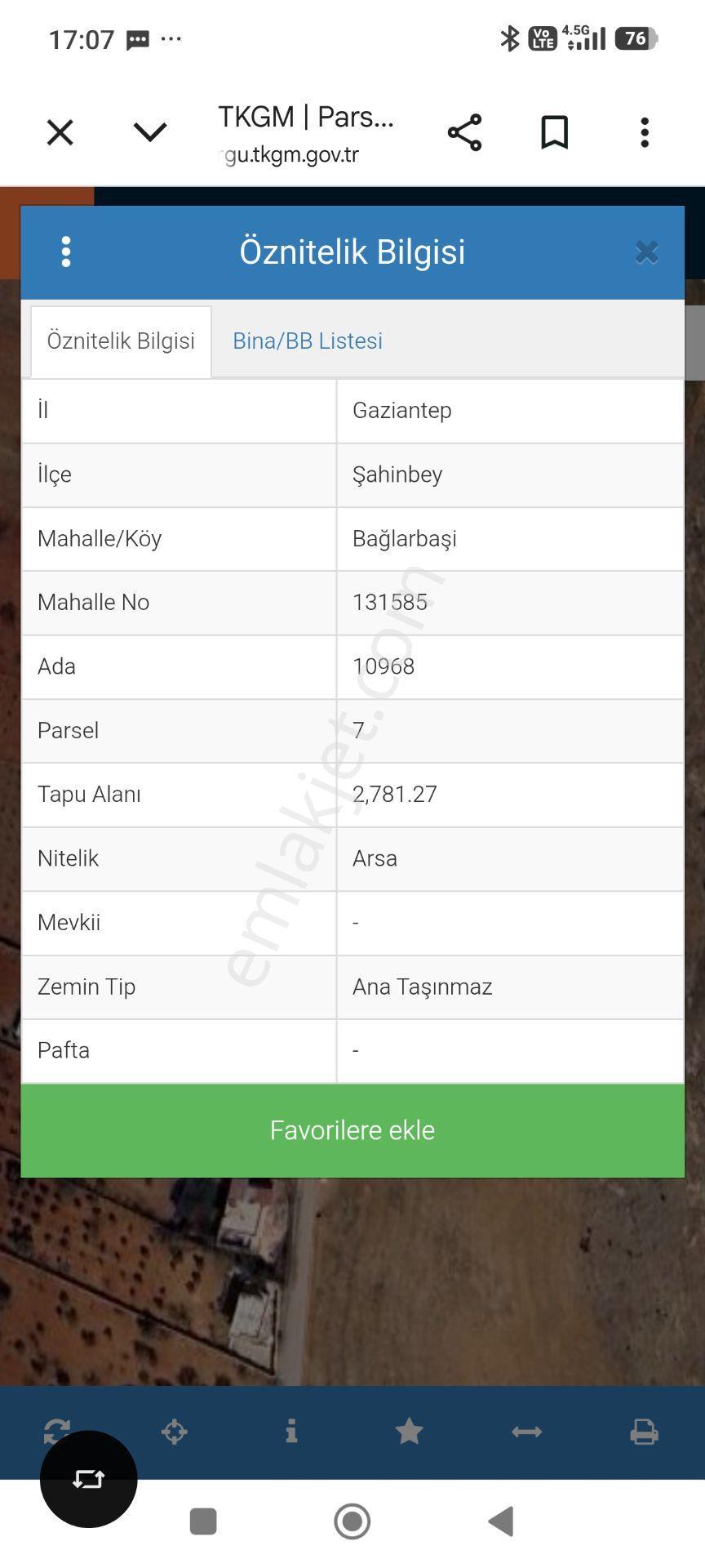 Şahinbey Selçuklu Mahallesi 2451 M² Villa İmarlı Arsa - Görsel 2