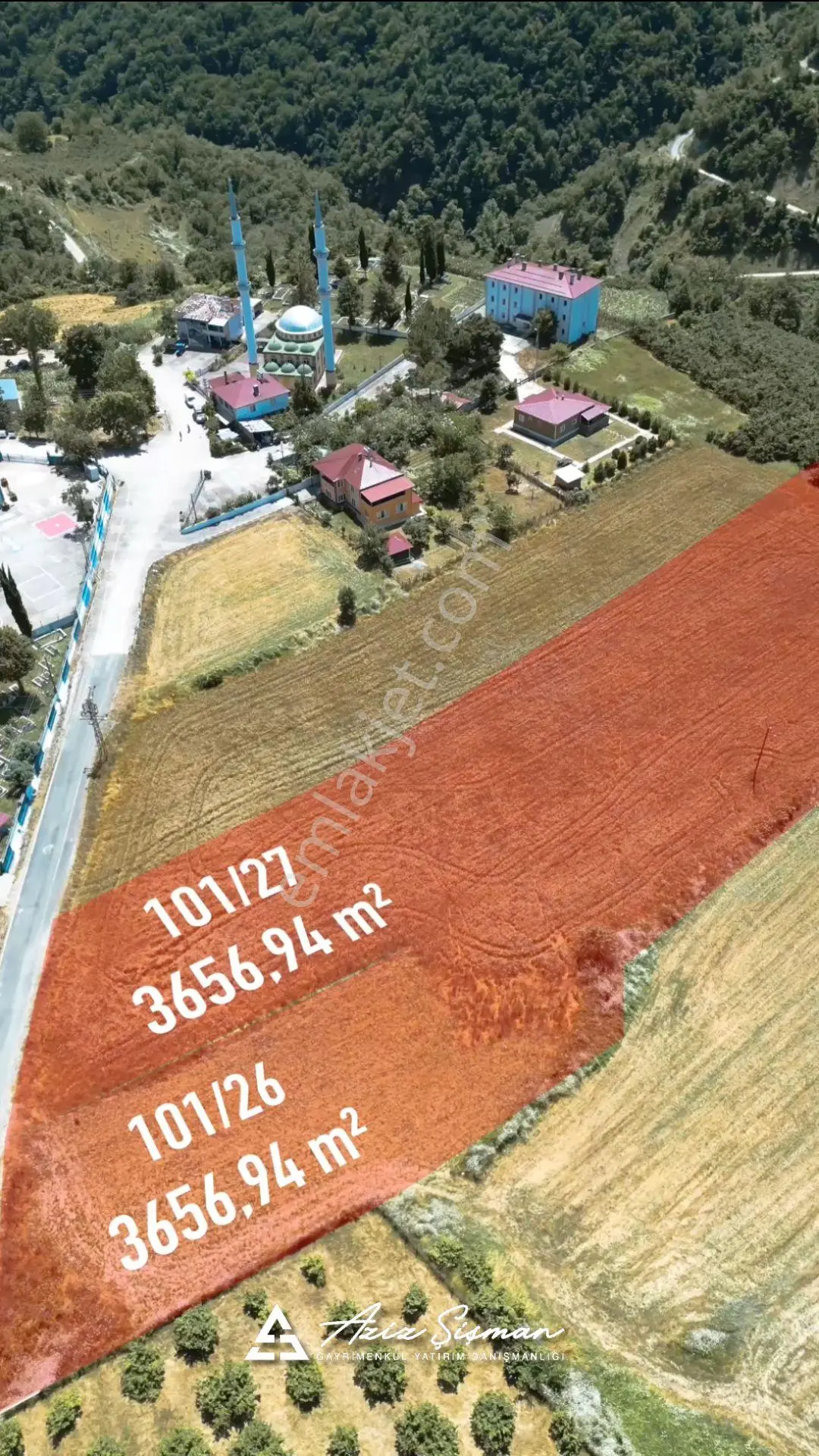 Köy Yerleşik Alanda Ev Yapımına Uygun Ayrı Ayrı Satılık Tarlalar - Görsel 2