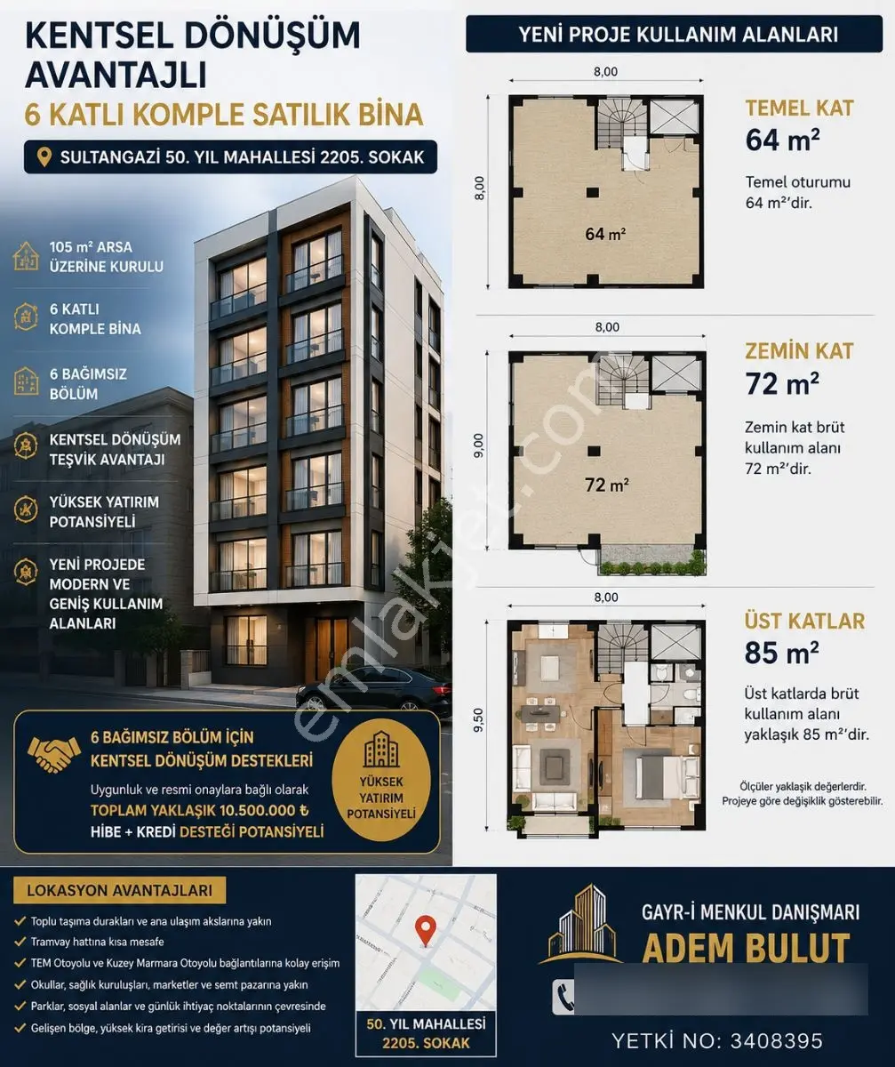 Apartment in İstanbul - Görünüm 4