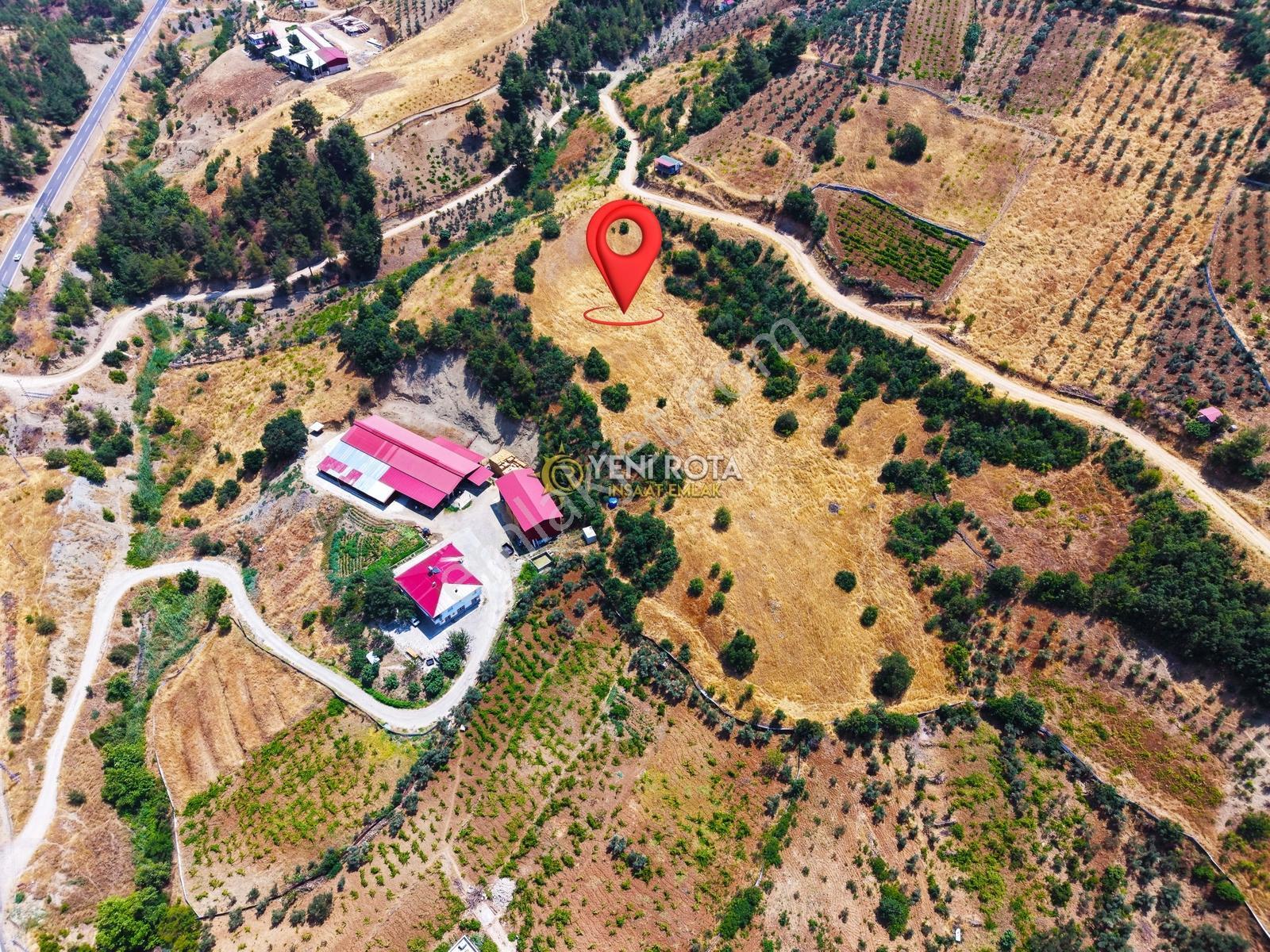 YENİ ROTA EMLAKTAN ANDIRIN YOLUNDA TEK TAPU SATILIK BAĞ YERİ - Görünüm 2