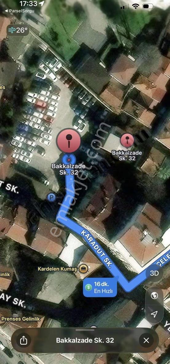 KADİR AKSOY GAYRİMENKULDEN FATİHİN MERKEZİNDE ACİL SATILIK ARSA - Görünüm 3
