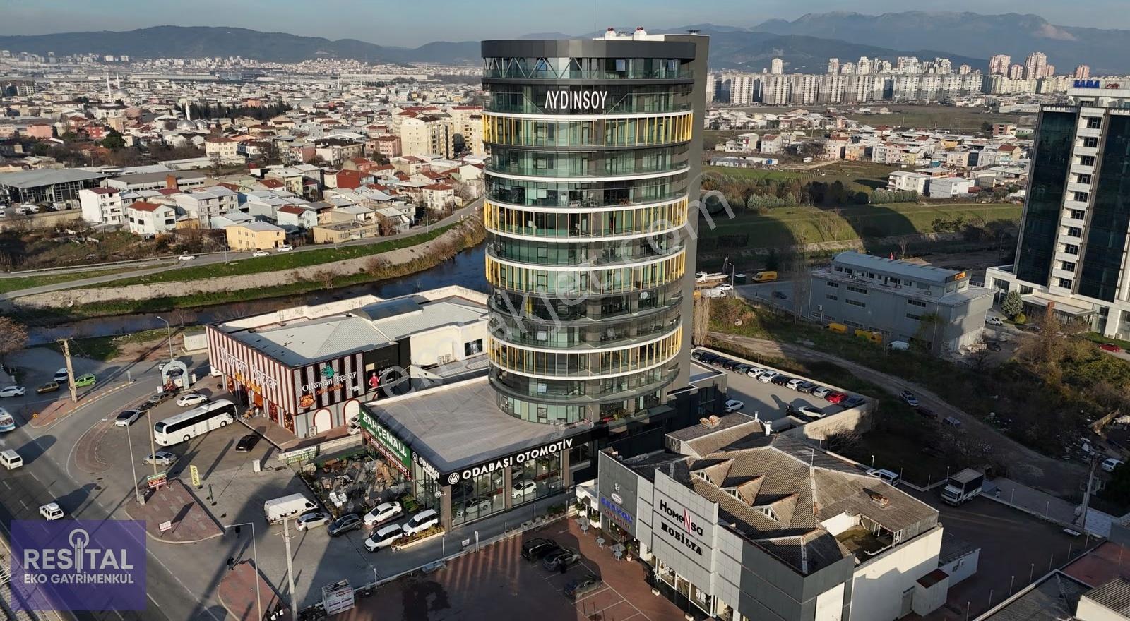 BURSA İSTANBUL YOLU ÜZERİ SATILIK FULL YAPILI PLAZA OFİSİ