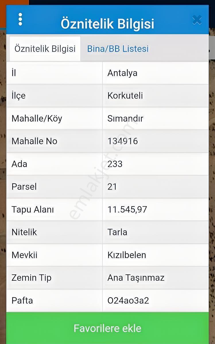 YATIRIMLIK KADOSTRA YOLUNA CEPHE TARLA - Görünüm 2