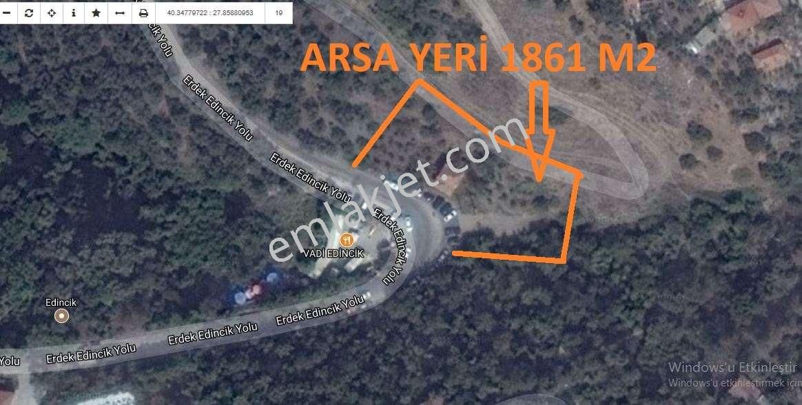 Bandırma Edincik Satılık Zeytinlik Erdek Edincik Yol Üstü Satlık 1861 M2