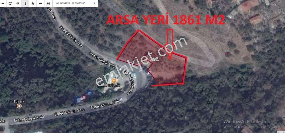 Erdek Edincik Yol Üstü Satlık 1861 M2 - Görsel 2