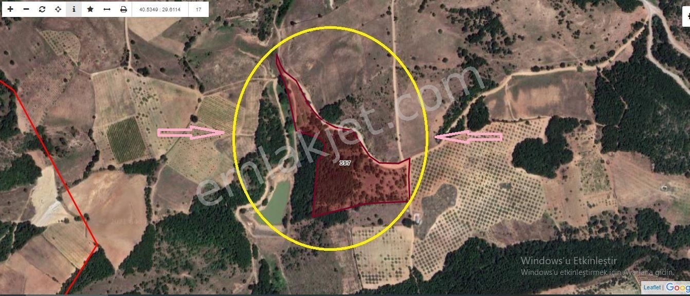 Bursa İznik Yörükler Köyü Satılık Tarla 20000 M2 - Görsel 11