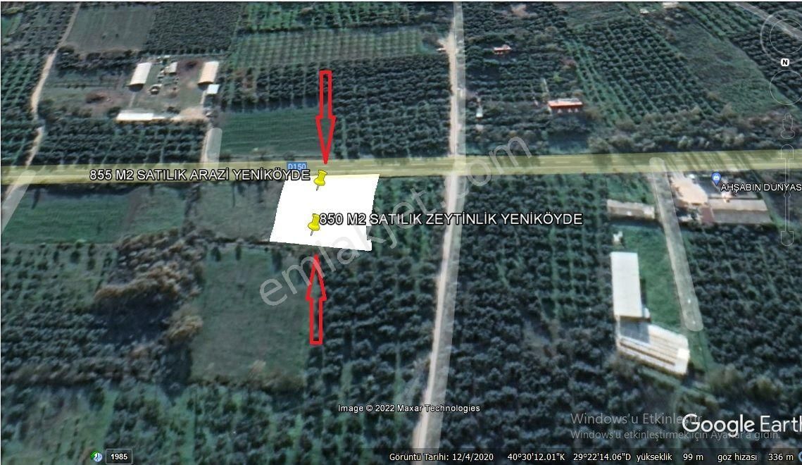 Uzmanlar'dan Satılık Arazi 1705 M2 Bursa Orhangazi Yeniköy De - Görsel 9