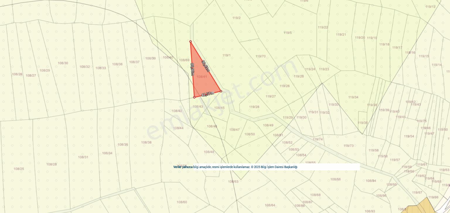 Kocaeli Karamürsel Çamdibi 1.828 M² Merkeze Yakın Satılık Tarla - Görsel 4