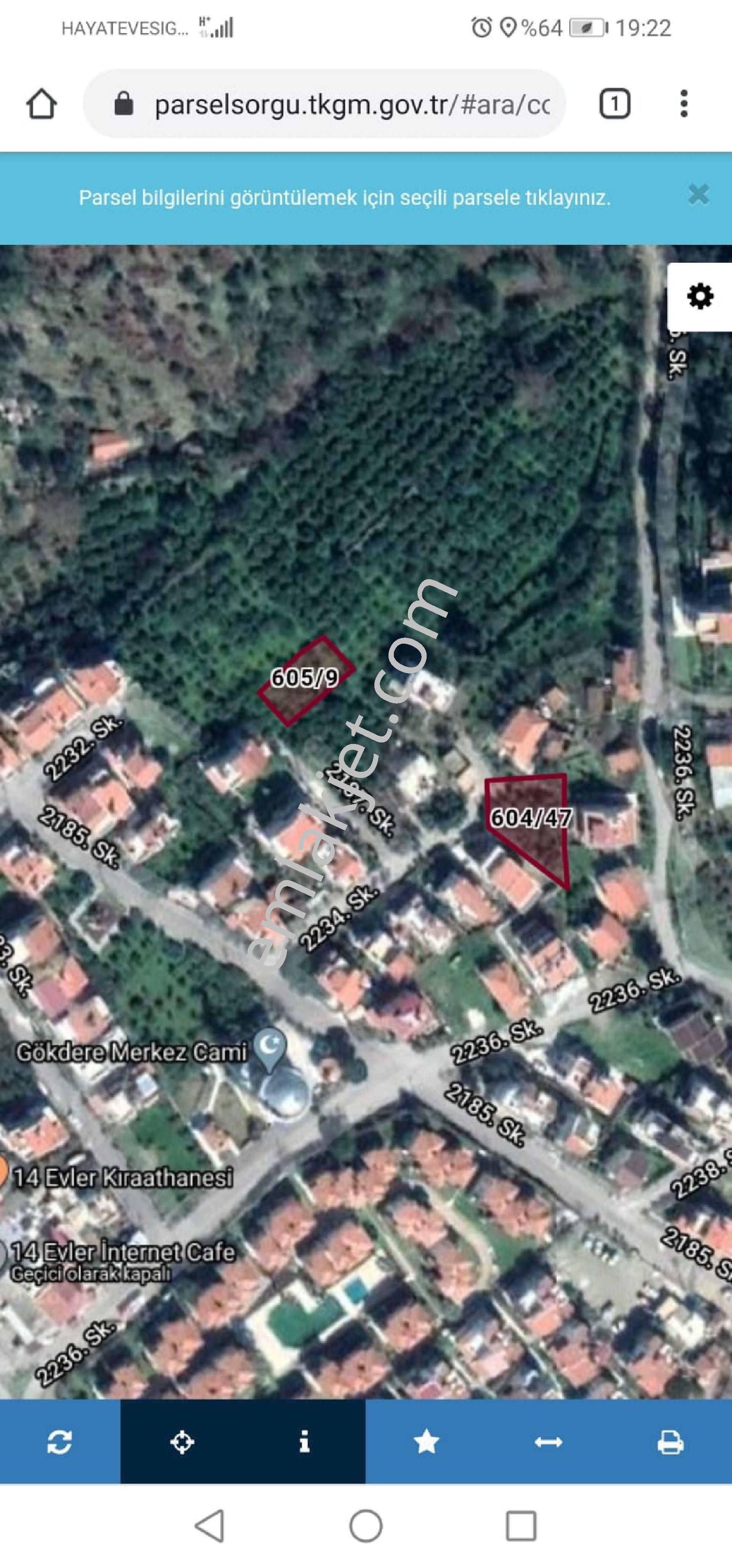 Emlakçıdan İzmir Menderes Çukuraltı Mahallesi Satılık Konut İmarlı 475.