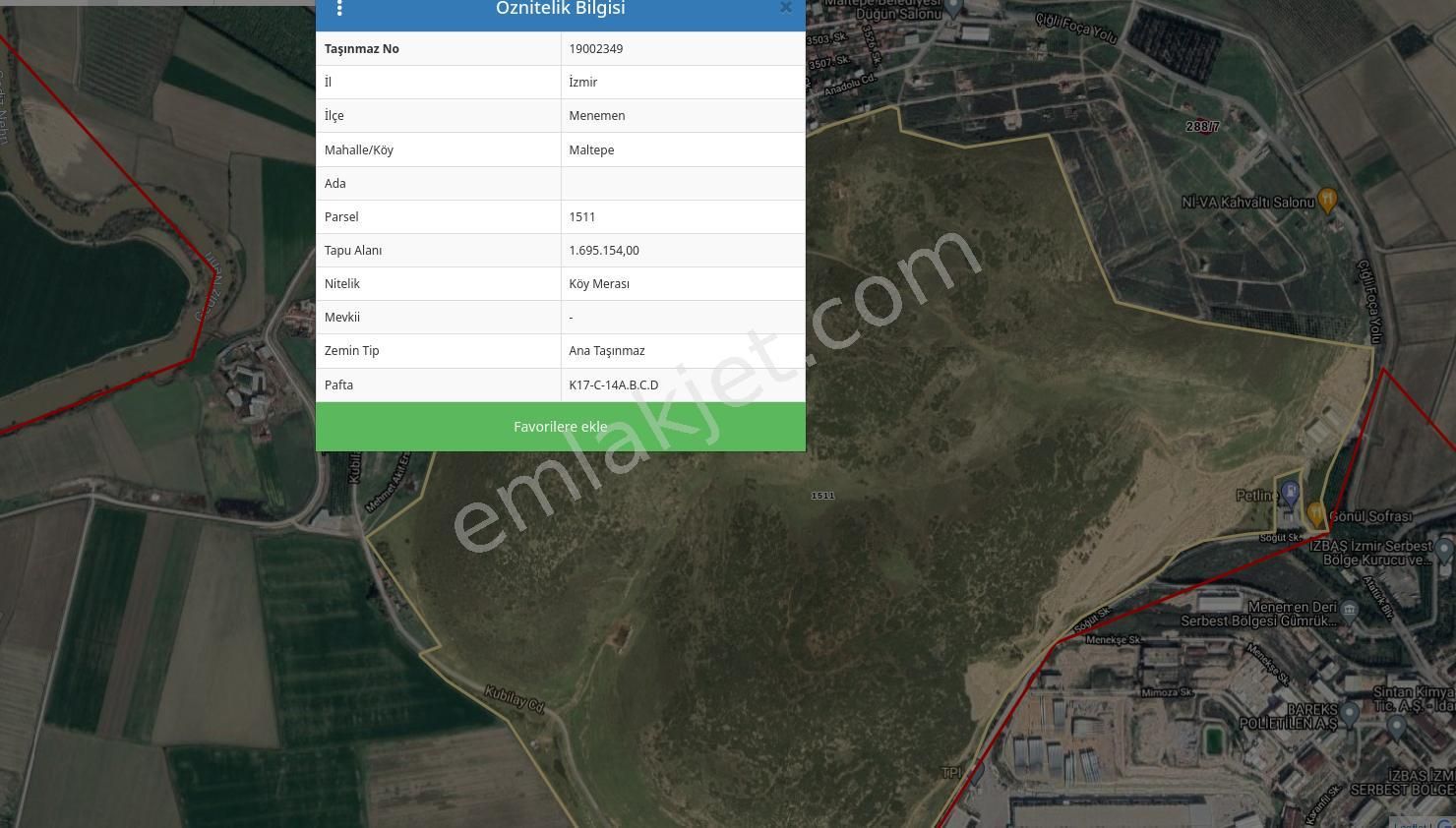 Menemen Maltepede Kiralık Arsa - Görsel 6