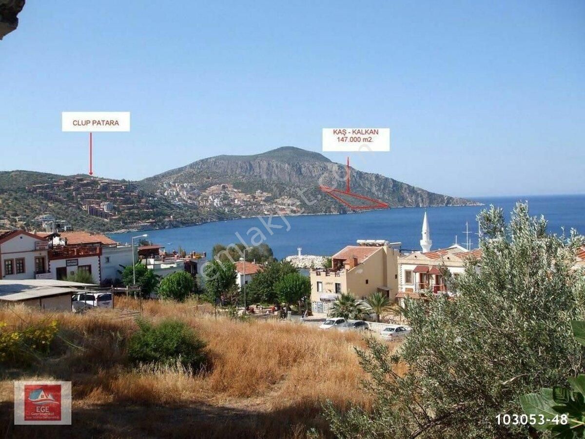 Kaş Bezirgan Satılık Turizm İmarlı Antalya, Kaş,kalkan'da Turizm İmarı İçinde Satılık Arsa.