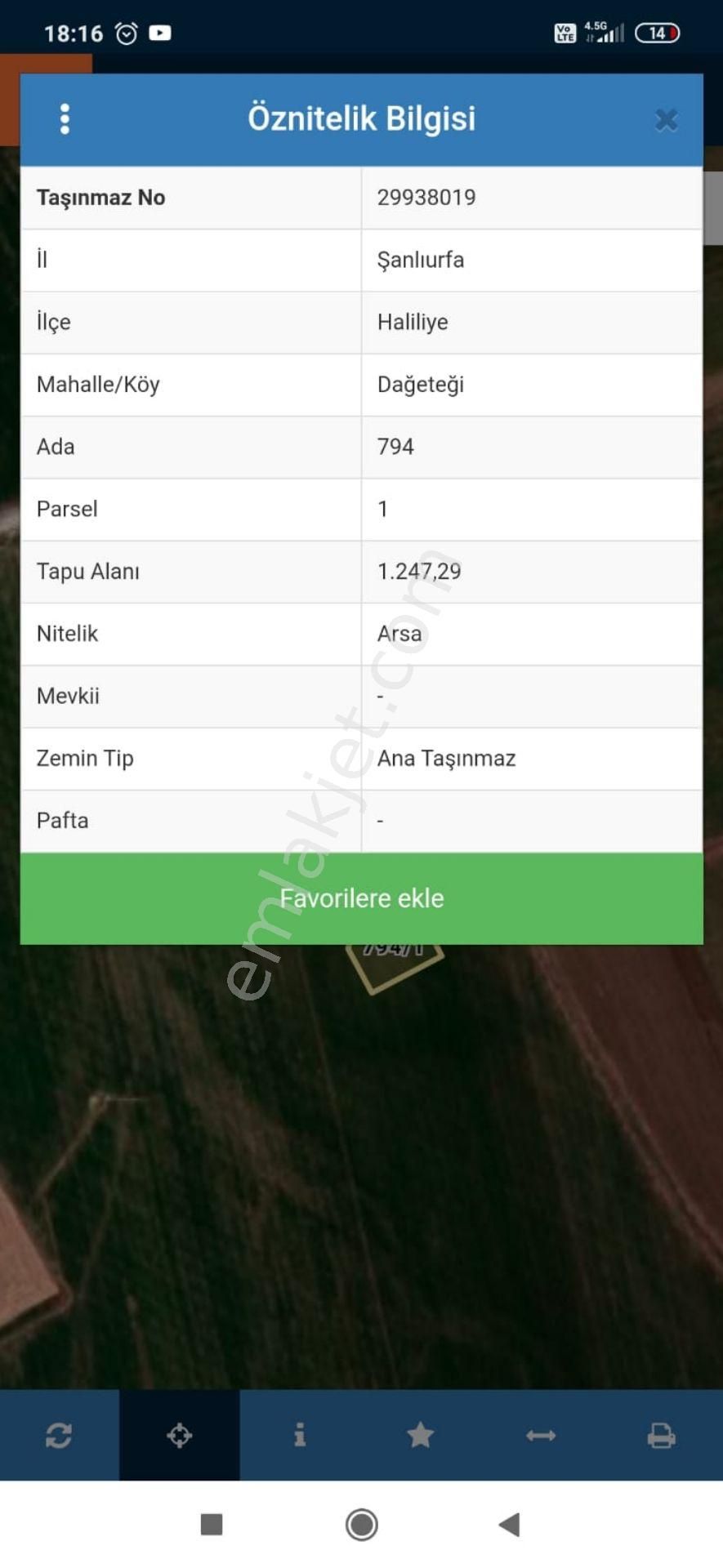 Şanlıurfa Haliliye Dağeteğinde Satılık Arsa - Görsel 10