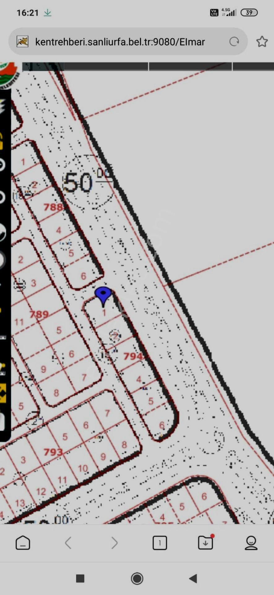 Şanlıurfa Haliliye Dağeteğinde Satılık Arsa - Görsel 2