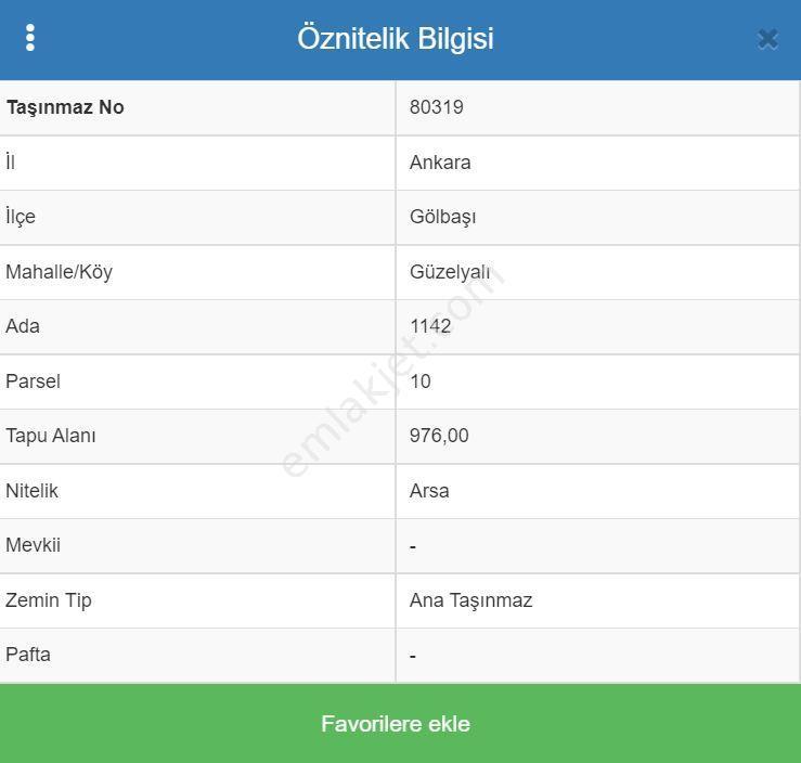 Satılık Villa Arsaları 10 Adet Tam Müstakil Güzelyalı Gölbaşı - Görsel 20