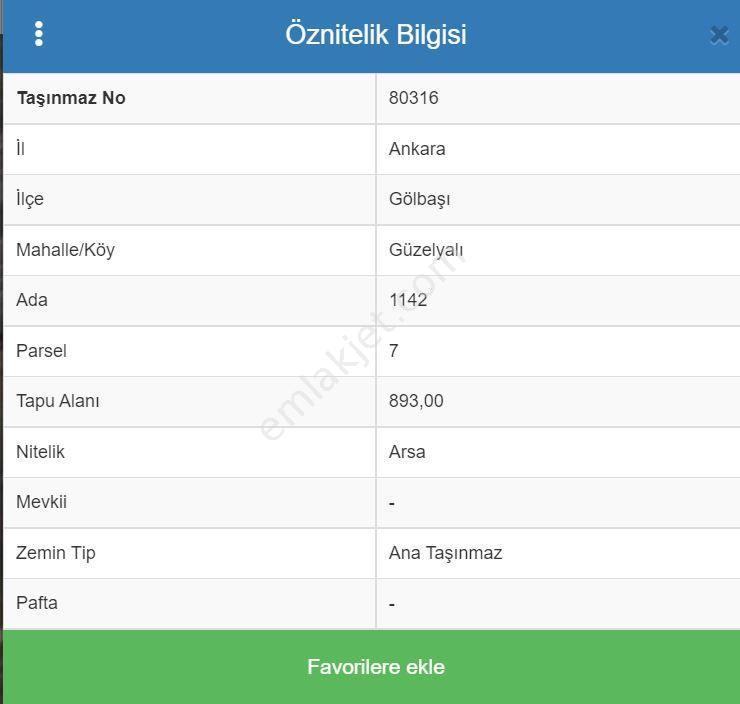 Satılık Villa Arsaları 10 Adet Tam Müstakil Güzelyalı Gölbaşı - Görsel 16