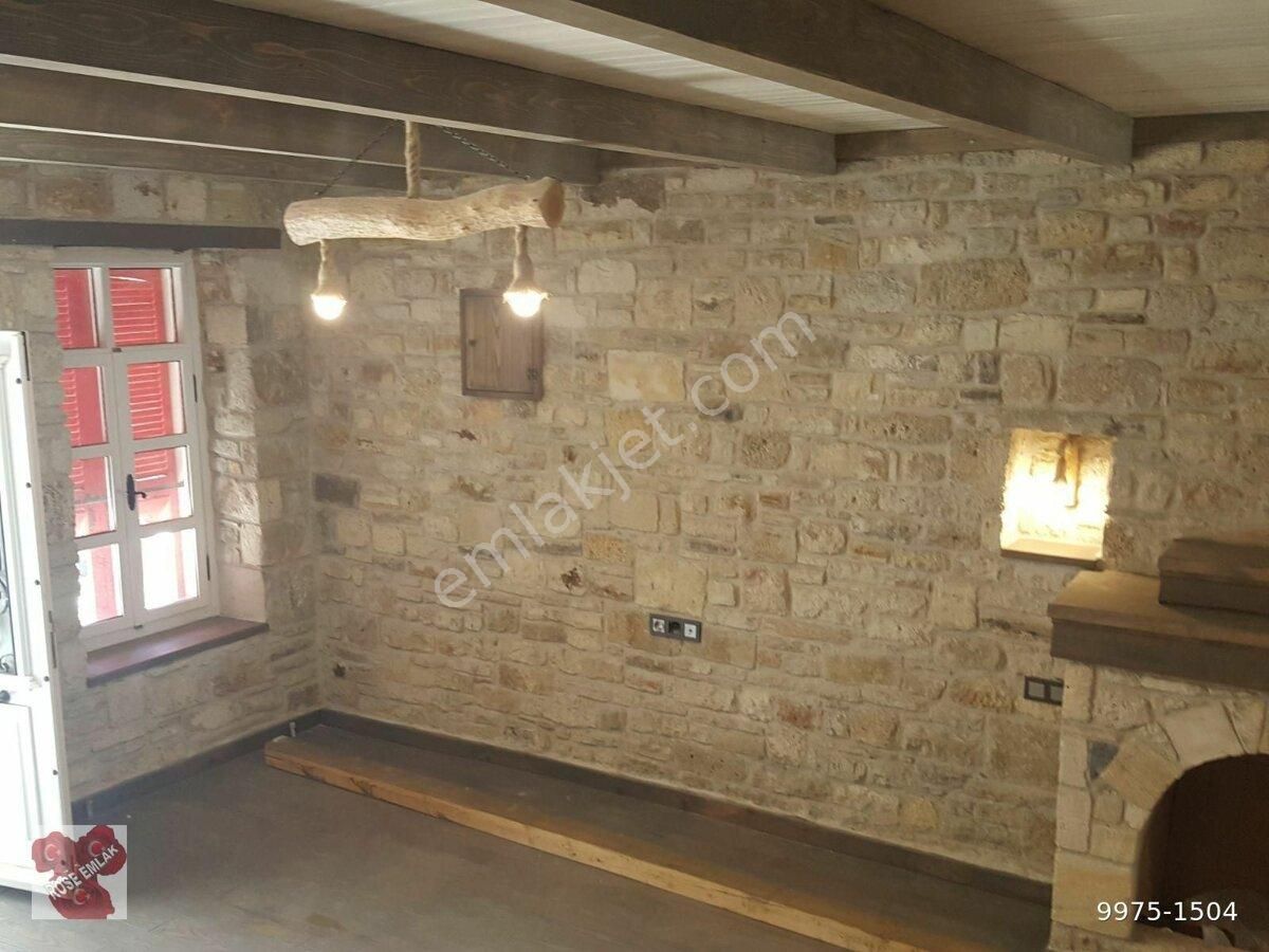 Rose Emlak'tan Satılık Emsalsiz Taş Villa - Görsel 22