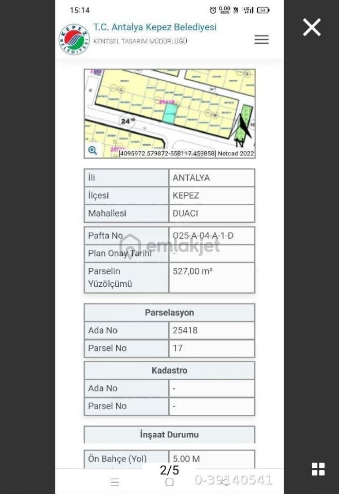Sahibinden İmarlı Planlı Projeli Arsa - 3