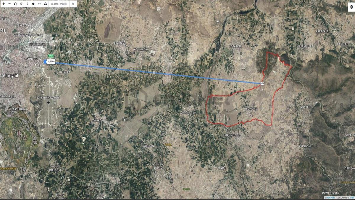 Balıkesir Kepsut Osmaniye De Satılık 2100m² Tarla - 8