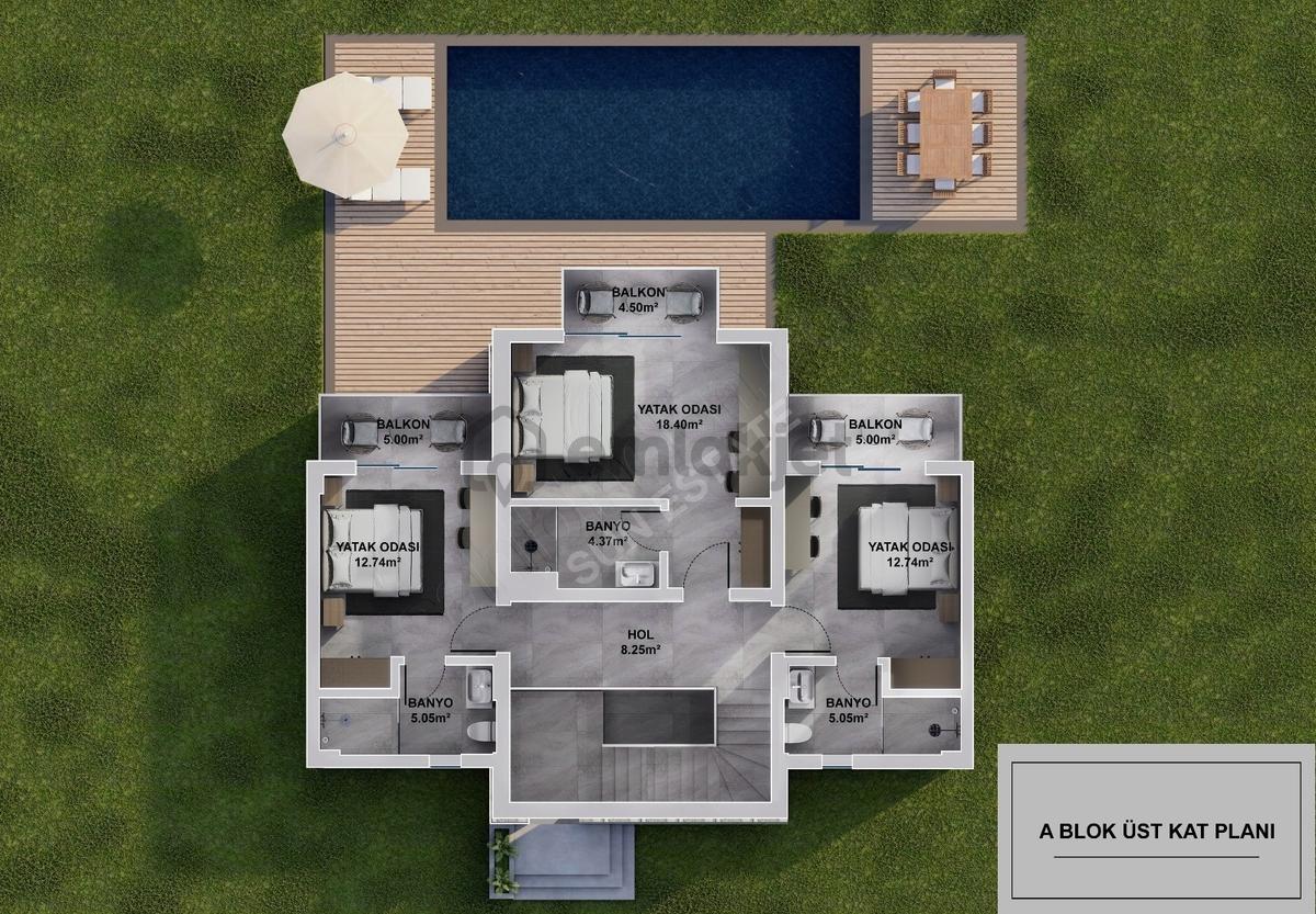 Kaş Çukurbağ Yarım Ada Da Villa - 19