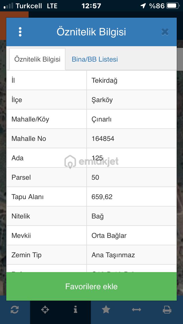 Şarköy De Işık Emlaktan Çınarlı Mah De 700 M2 Bağ - 17