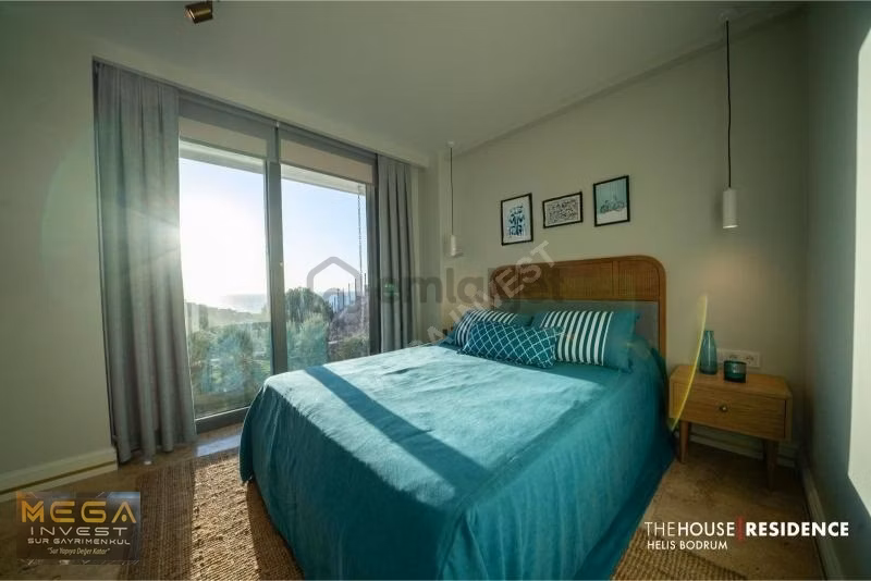 Bodrum Adabükü'nde Deniz Manzaralı 3+1 Lüks Tripleks Villa - 5