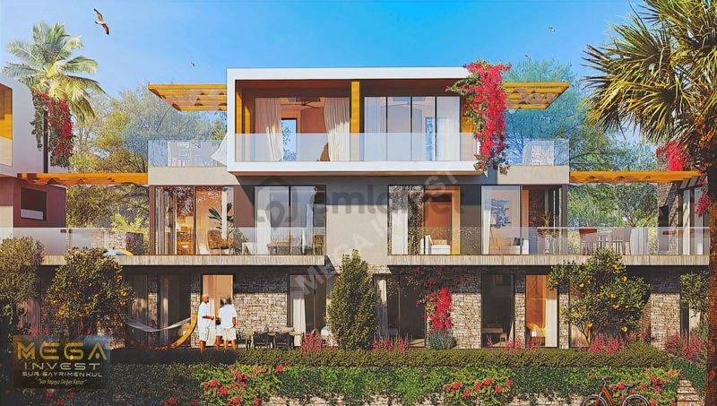 Bodrum Adabükü'nde Deniz Manzaralı 3+1 Lüks Tripleks Villa - 23