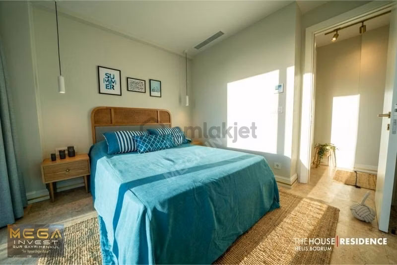 Bodrum Adabükü'nde Deniz Manzaralı 3+1 Lüks Tripleks Villa - 8