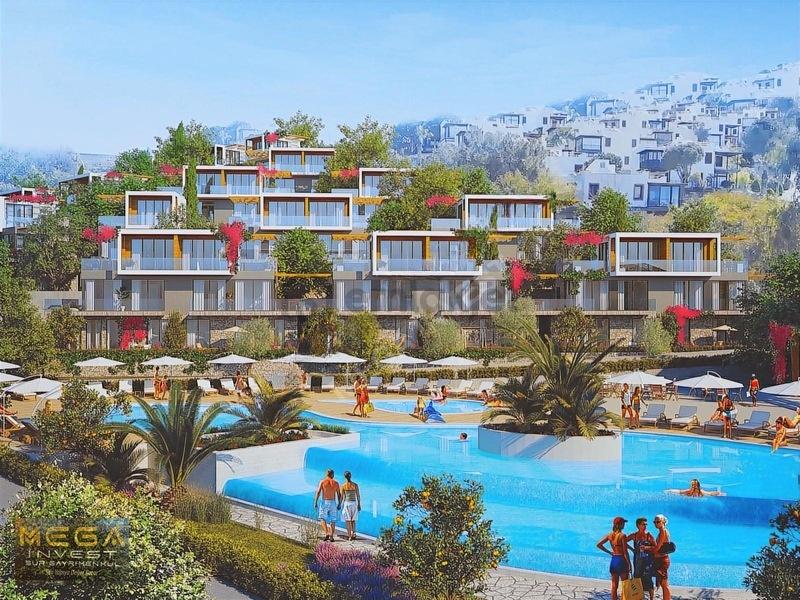 Bodrum Adabükü'nde Deniz Manzaralı 3+1 Lüks Tripleks Villa - 31