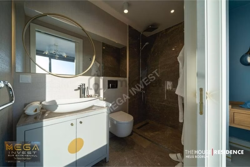 Bodrum Adabükü'nde Deniz Manzaralı 3+1 Lüks Tripleks Villa - 3